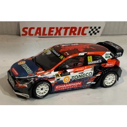 SLOT CAR SCX SCALEXTRIC U10391S300 HYUNDAI i-20 RX -68 GRONHOLM