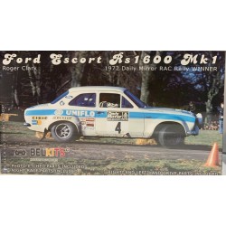 BELKITS BEL-007 KIT 1/24 FORD ESCORT RS1600 MKI 1972 RALLY RAC WINNER R.CLARK