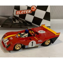 SLOT CAR SLOTER 9500 FERRARI 312 PB CODA LUNGA -1 JACKY ICKX