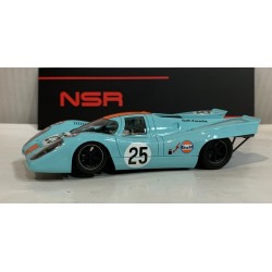 SLOT CAR NSR D0417SW PORSCHE 917 K -25 WINNER 1000Km SPA 1970 GULF DNF