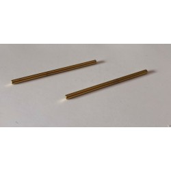 SCALEAUTO SC-1210B EJE 50mm ACERO HARD GOLD SOURFACE EJE 2.38mm 2 UNIDADES