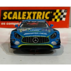 SLOT CAR SCX SCALEXTRIC U10548S300 MERCEDES AMG GT3 -4 BLINSTEIN