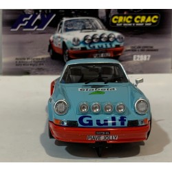 SLOT CAR FLY E2087 PORSCHE 911 -43 RALLY MILLE MIGLIA 1979 GULF SCHIZZI-FUGHETTA