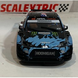 SLOT CAR SCX SCALEXTRIC U10454S300 HYUNDAI i-20 WRC -43 BLOCK-GELSOMINO