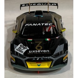 SLOT CAR SCALEAUTO SC-6424R AUDI R8 LMS GT2 -67 TEAM XSEVEN FANATEC GT SERIES'23