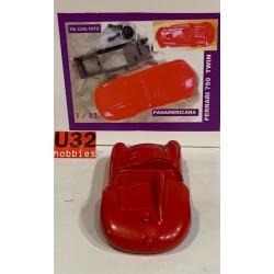 SLOT CAR BUM SLOT 4001 CARROCERIA + CHASIS FERRARI 750 TWIN