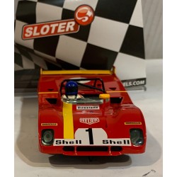 SLOT CAR SLOTER 9500 FERRARI 312 PB CODA LUNGA -1 JACKY ICKX