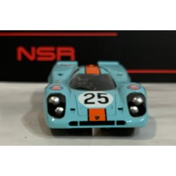 SLOT CAR NSR D0417SW PORSCHE 917 K -25 WINNER 1000Km SPA 1970 GULF DNF
