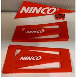 SLOT CAR NINCO 10201 SET ELEVADOR DE  PISTAS PARA PUENTE  12 PIEZAS