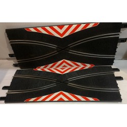 SLOT CAR NINCO 10111 RECTA CAMBIO DE CARRIL 400 mm  2 UNIDADES