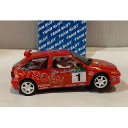 SLOT CAR TEAM SLOT 13302 CITROEN ZX KIT CAR -1 RALLYE CAJA CANTABRIA 1997 PURAS