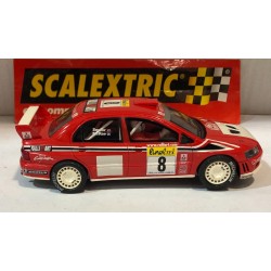 qq 6089  SCALEXTRIC MITSUBISHI LANCER E7 R MONTECARLO 02 -8 Mc RAE *