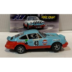 SLOT CAR FLY E2087 PORSCHE 911 -43 RALLY MILLE MIGLIA 1979 GULF SCHIZZI-FUGHETTA