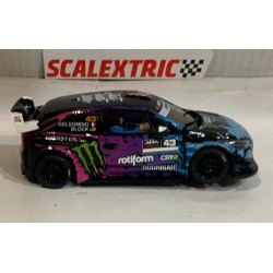 SLOT CAR SCX SCALEXTRIC U10454S300 HYUNDAI i-20 WRC -43 BLOCK-GELSOMINO