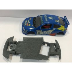 G A F  02063 CHASIS 3D RENAULT MEGANE KIT CAR ANGLEWINDER NINCO
