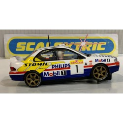 SLOT CAR SCX SUPERSLOT H4507 SUBARU IMPREZA WRX -1 1997 ERC CHAMP. SCALEXTRIC UK