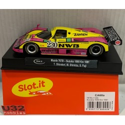 SLOT CAR SLOT.IT CA60A MAZDA 767B -230 SUZUKA 1000Km 1991 SHIRATORI-SHIMIZU-FUJI