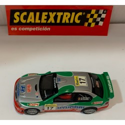 qq SCX SCALEXTRIC 6084 HYUNDAI ACCENT WRC -17 MONTECARLO 2002 A. SCHWARZ *