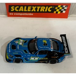 SLOT CAR SCX SCALEXTRIC U10548S300 MERCEDES AMG GT3 -4 BLINSTEIN