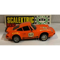 SLOT CAR SCX SCALEXTRIC EXIN 4051 PORSCHE 911 CARRERA -68 J.FERNANDEZ  NARANJA