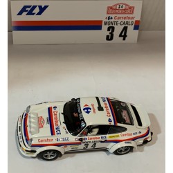 SLOT CAR FLY A2067 PORSCHE 934 -34 RALLY MONTE CARLO 1981 G.SANSON-C.MAZLOUMIAN