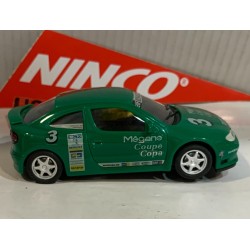 SLOT CAR NINCO 50146 RENAULT MEGANE COPA  -3 VERDE