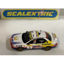 SLOT CAR SCX SUPERSLOT H4507 SUBARU IMPREZA WRX -1 1997 ERC CHAMP. SCALEXTRIC UK