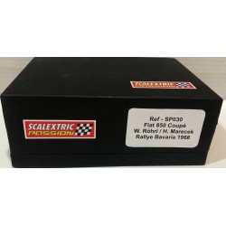 SCALEXTRIC PASSION SP030 FIAT 850 COUPE -6 RALLYE BAVARIA 1968 W.ROHRL-H.MARACEK