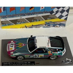 SLOT CAR LEMANS MINIATURES 132105/97M PORSCHE 928 -97 LE MANS 1963 R.BOUTINAUD
