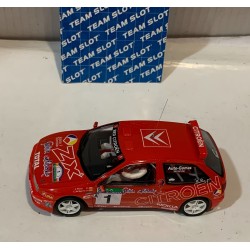 SLOT CAR TEAM SLOT 13302 CITROEN ZX KIT CAR -1 RALLYE CAJA CANTABRIA 1997 PURAS