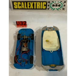 SLOT CAR SCX SCALEXTRIC EXIN C-34 JAGUAR E TYPE AZUL