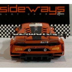 SLOT CAR RACER SIDEWAYS SWCAR01D LAMBORGHINI HURACAN GT3 -27 ORANGE TEAM LAZARUS