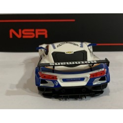 SLOT CAR NSR 0577AW CORVETTE C8.R -77 ROTHMANS BLUE