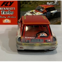 SLOT CAR FLY E2122AR RENAULT 5 TURBO -25 CRITERIUM DES CEVENNES '82 EFECTO BARRO