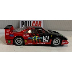 SLOT CAR POLICAR CAR03B FERRARI F40 LM -34 JGTC 1995 TAISAN