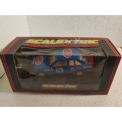 qq SLOT CAR C 460 SCALEXTRIC UK FORD ESCORT XR3i  -9 STP *