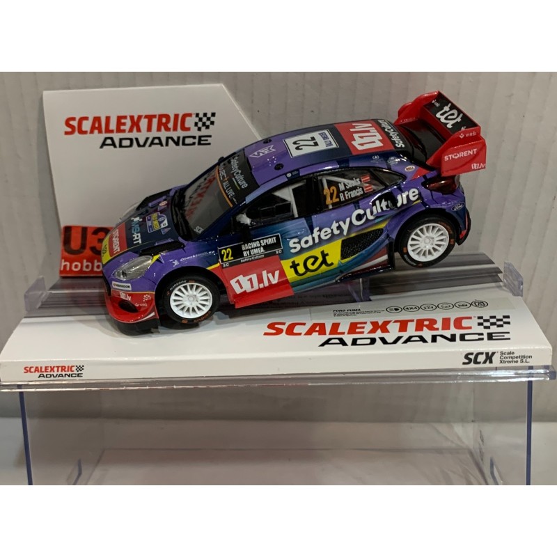 SLOT CAR SCX SCALEXTRIC ADVANCE E10582S300 FORD PUMA WRC -22 2025 M.SESKS