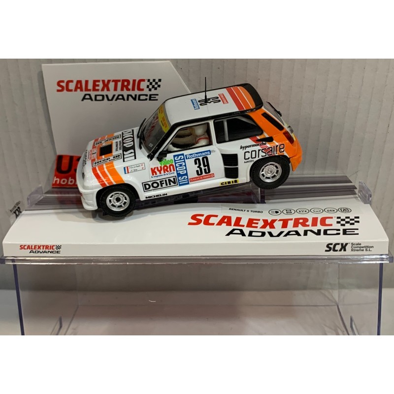 SLOT CAR SCX SCALEXTRIC ADVANCE E10554S300 RENAULT 5 TURBO -39 TOUR DE CORSE'84
