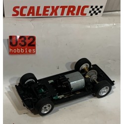 SCALEXTRIC CHASIS COMPLETO MOTOR + EJES SEAT PANDA 45