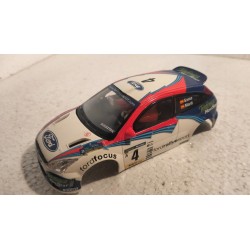 qq CARROCERIA 6094 SCALEXTRIC FORD FOCUS WRC R COSTA BRAVA '02 -4 C SAINZ *