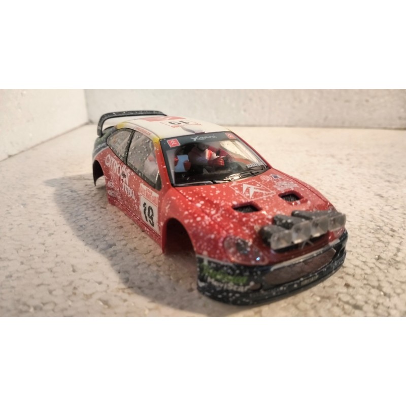 qq CARROCERIA SCALEXTRIC ALTAYA CITROEN XSARA WRC -19 EFECTO NIEVE C. SAINZ *