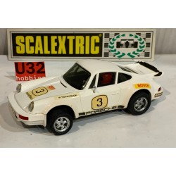 SLOT CAR SCX SCALEXTRIC EXIN 4051 PORSCHE 911 CARRERA -3 FITZPATRICK BLANCO
