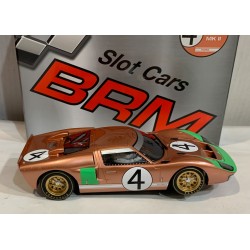 SLOT CAR BRM-167  1/24 FORD GT40 MKII -4 LE MANS 1966 M.DONOHUE-P.HAWKINS