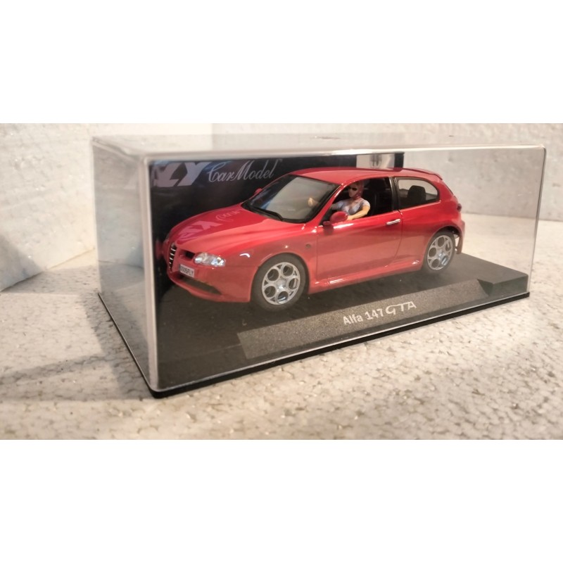 qq SLOT CAR 88093  A-741 FLY ALFA 147 GTA ROAD CAR ROJO *