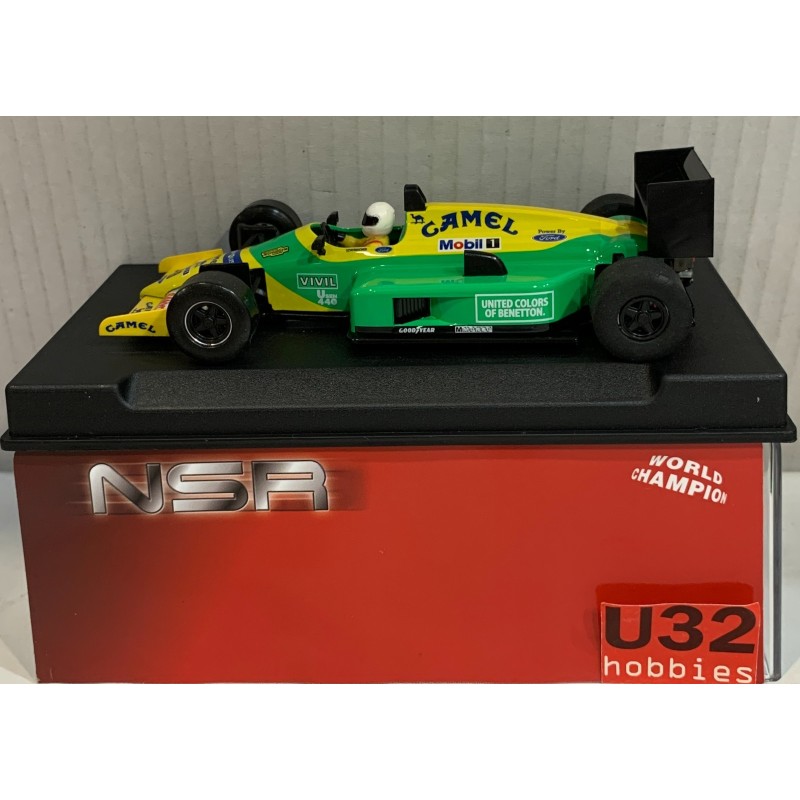 SLOT CAR NSR HL06DEF BENETTON B192 -19 F1 1992 MICHAEL SCHUMACHER