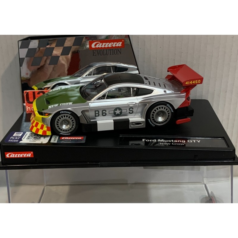SLOT CAR CARRERA EVOLUTION 27822 FORD MUSTANG GTY NEW CROW