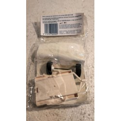 qq SCALEXTRIC EXIN 2202 BLISTER  REMOLQUE BLANCO  + HOJA ADHESIVOS *