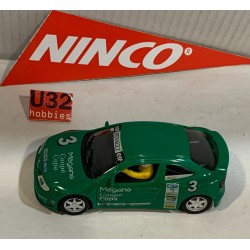 SLOT CAR NINCO 50146 RENAULT MEGANE COPA  -3 VERDE