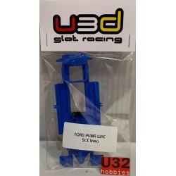 U3D CHASIS 3D FORD PUMA WRC LINEA AZUL SCALEXTRIC