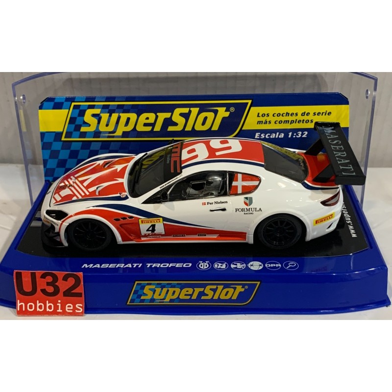 SLOT CAR SCX SUPERSLOT S3572 MASERATI TROFEO -4 WORLD SERIES 2013 SCALEXTRIC UK
